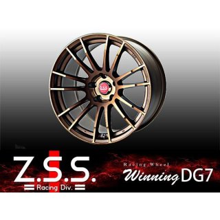 ZSS DG-7R 17インチ 9.5J +15 5穴 2本 235/40R17